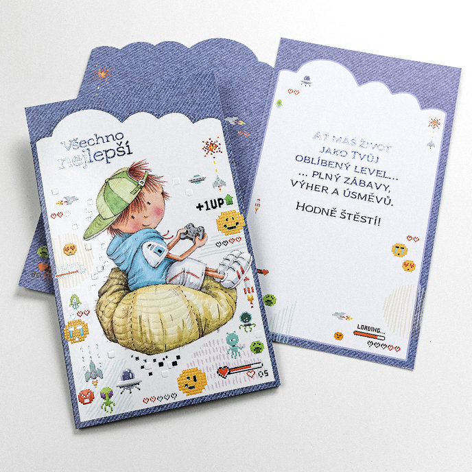 17-6070 Greeting card for children CZ