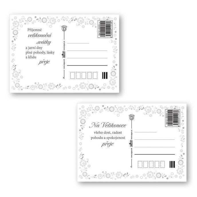 0612-0335c Pohlednice velikonoční CZ