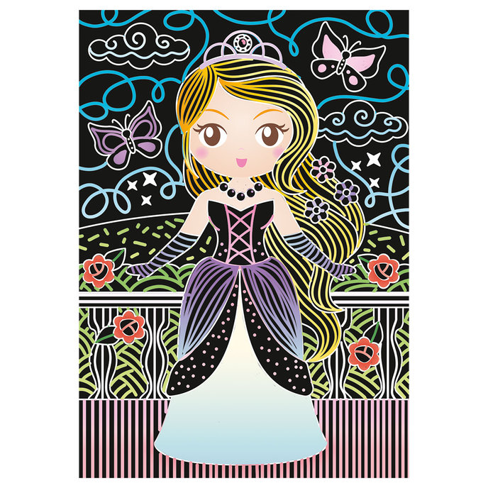 1936-0004 Kreativní sada - Škrabací obrázky