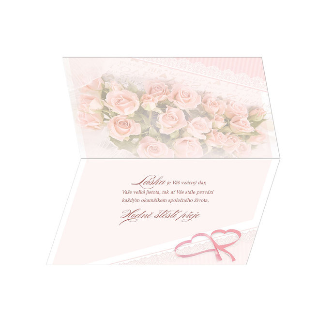 13-6113 Wedding greeting card CZ