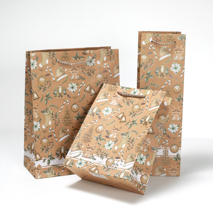 0884-0093 Gift bag NATUR