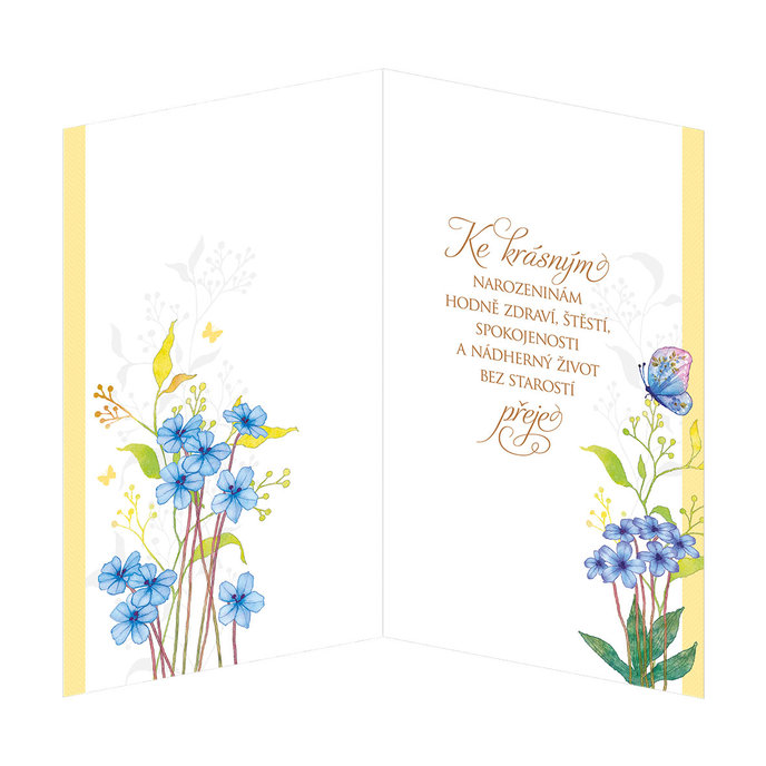 15-6378 Blahopřání gratulační otočník CZ