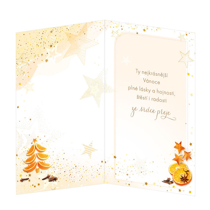 11-6381 Christmas greeting card CZ