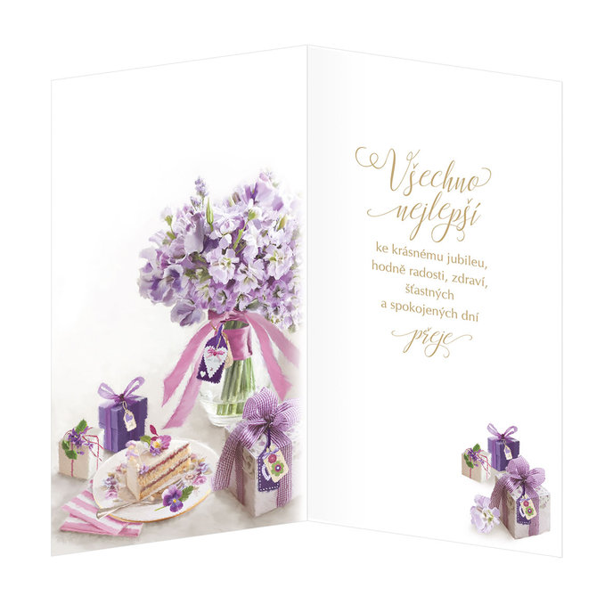 15-6446 Blahopřání gratulační  CZ/45