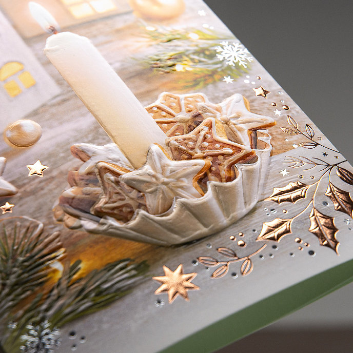 11-6558 Vánoční přání s kapsou na peníze CZ