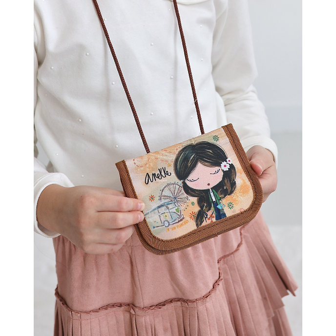 1820-0411 Peněženka na krk lic. Anekke