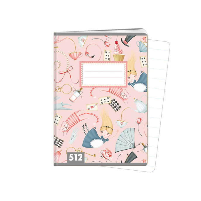 1591-0387 Sešit A5, 10 listů, TYP 512 Alice’s adventures in Wonderland