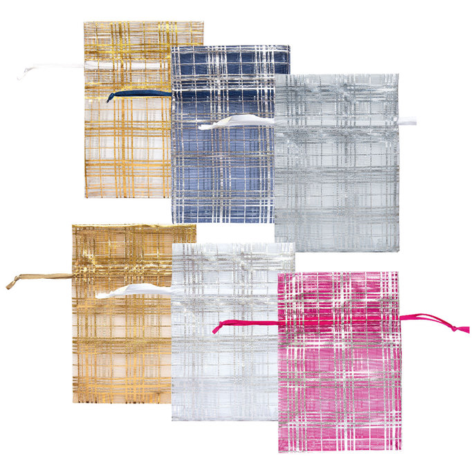 2007-0018 Organzový sáček s ražbou 12x17cm