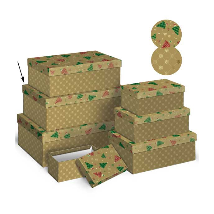 2506-1178 Dárková krabice 30x21x10cm /2500-1178/