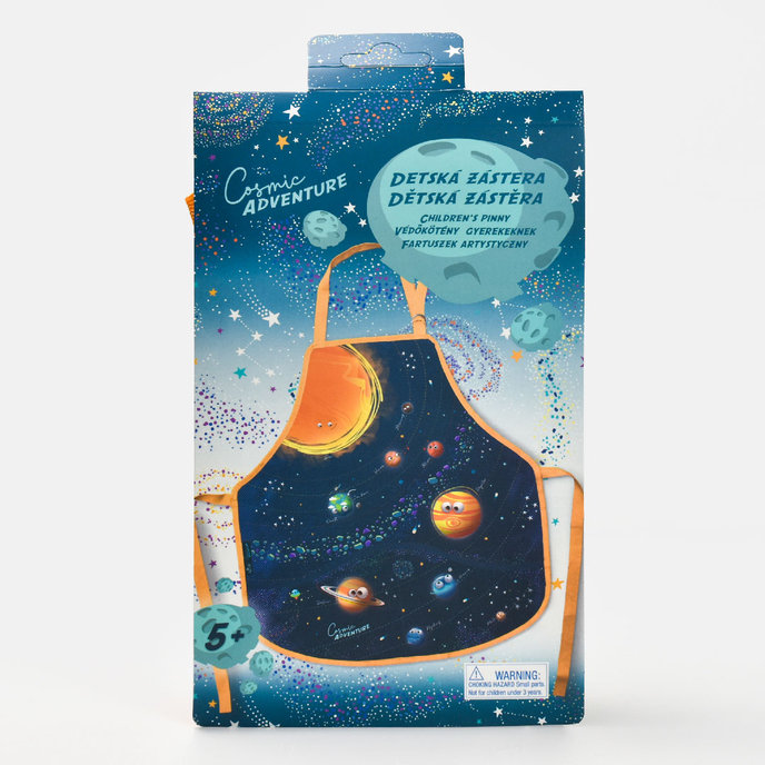 1838-0428 Dětská zástěra Cosmic adventure