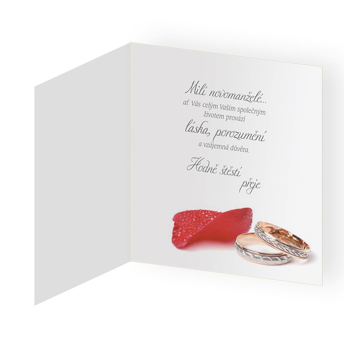93-901c xPřání svatební 3D CZ