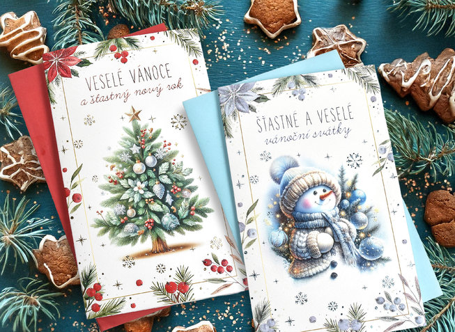 Vánoční pozdravy a novoroční přání