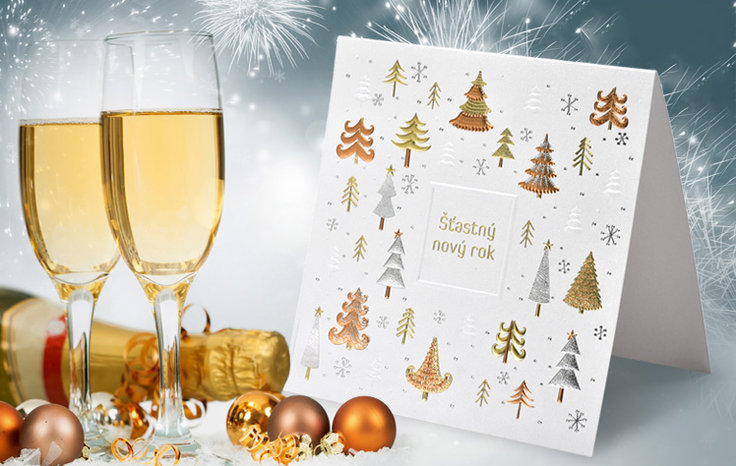 Custom Christmas & New Year Greetings