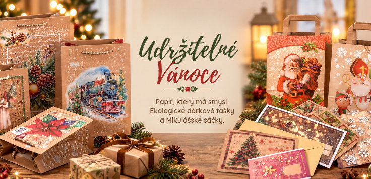 Udržitelné Vánoce: Papír, který má smysl.