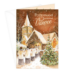 71-652 Christmas greeting card 2str. CZ