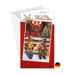 11-6182 Christmas greeting card DE