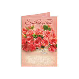 73-634 Wedding greeting card CZ