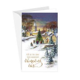 11-6547 Christmas greeting card CZ