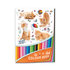 1703-0330 Blok barevných papírů Cats