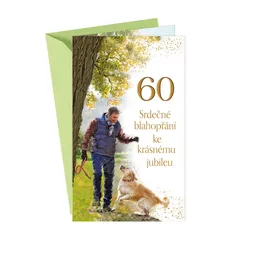15-6525 Blahoprajná karta gratulační CZ/60