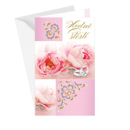 13-6075 Wedding greeting card CZ