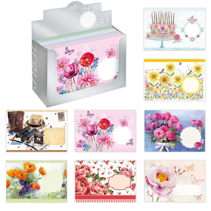 1071-C004 Obálka B6 s potiskem, mix 120ks