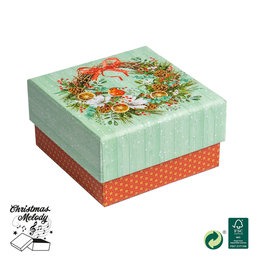 2551-1004 Christmas gift box with music