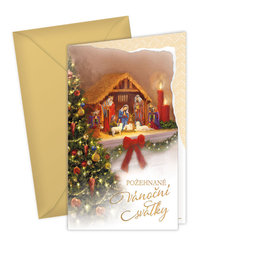 11-6333 Christmas greeting card CZ