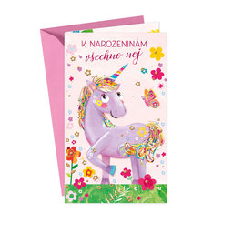 17-6037 Greeting card for children CZ