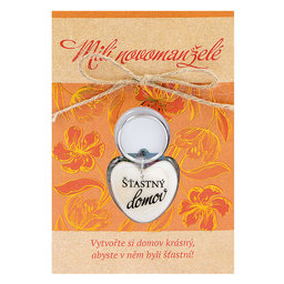 2322-0053 Greeting card with keyring