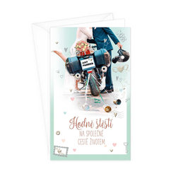 13-6159 Wedding greeting card CZ