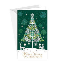 11-6465 Christmas greeting card CZ