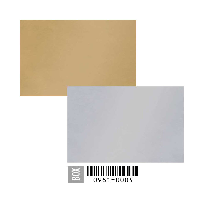 0961-0004 Balící papír metalický 2x0,7m, box 60rol., zl./str.