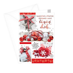 71-676 Christmas greeting card CZ