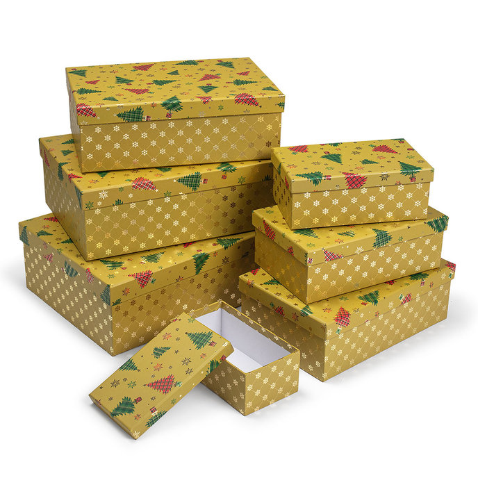 2500-1178 Dárková krabice, set 7ks