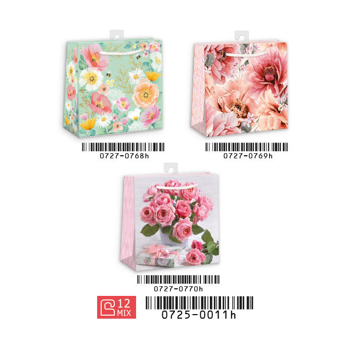 0725-0011 H Dárková taška mix.