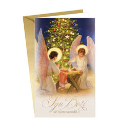 11-6389 Christmas greeting card CZ