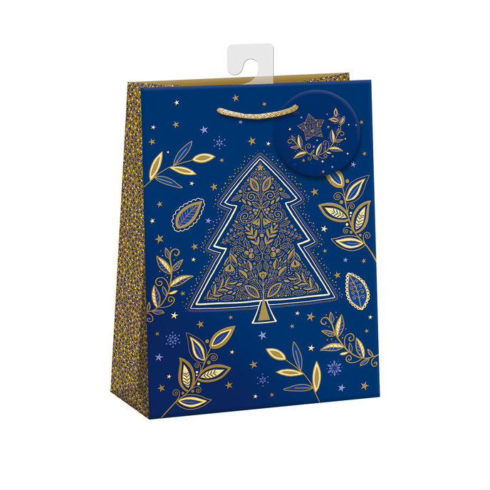 0859-0166 H Dárková taška vánoční LUX