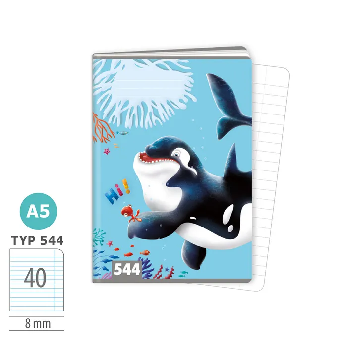 1592-0362 Exercise book A5, TYPE 544 Hi!