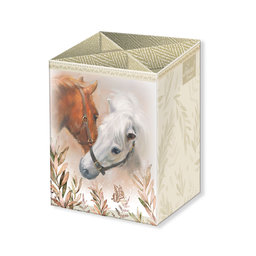 1923-0360 Pen holder Horses & me