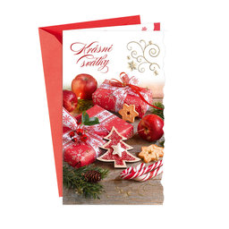 11-6604 Christmas greeting card CZ