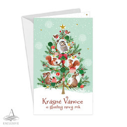 11-6516 Christmas greeting card CZ