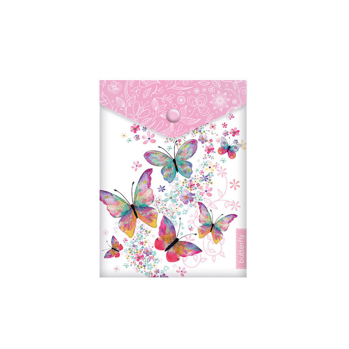 1644-0303 Plastový obal A6 vert. s drukem Butterfly