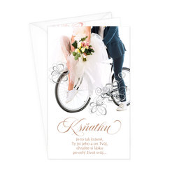 13-6168 Wedding greeting card CZ