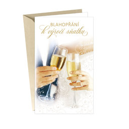 13-6137 Wedding greeting card CZ