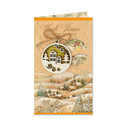 11-6413 Christmas greeting card CZ