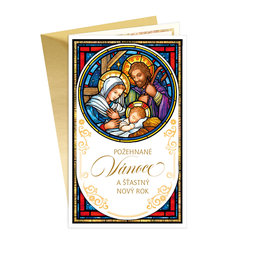 11-6473 Christmas greeting card CZ