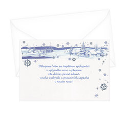 N-3-038 Christmas greeting card CZ