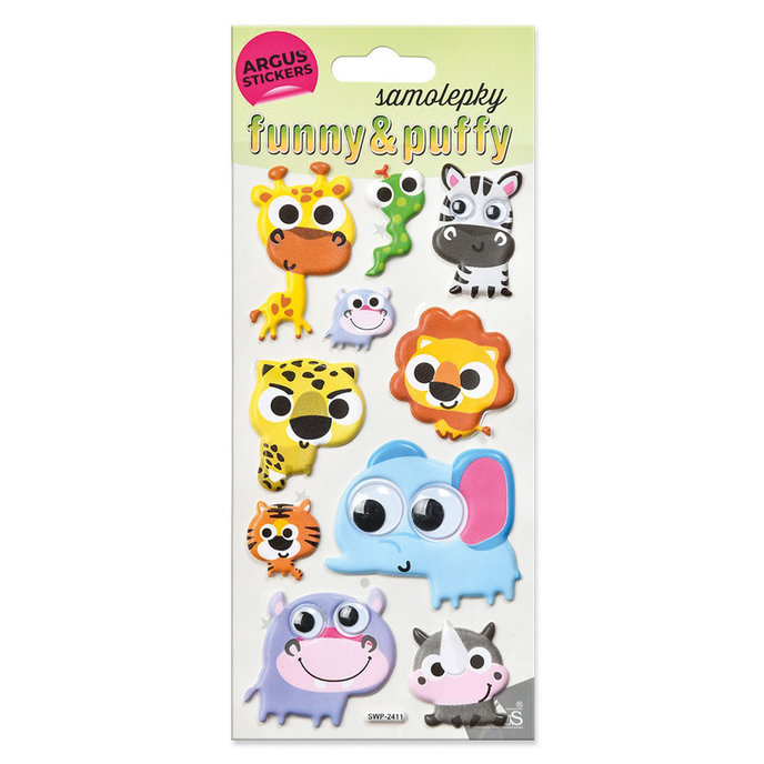2604-0004 Decorative Stickers Funny & Puffy