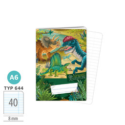 1598-0388 Sešit A6, 40 listů, TYP 644 Jurassic ADVENTURE
